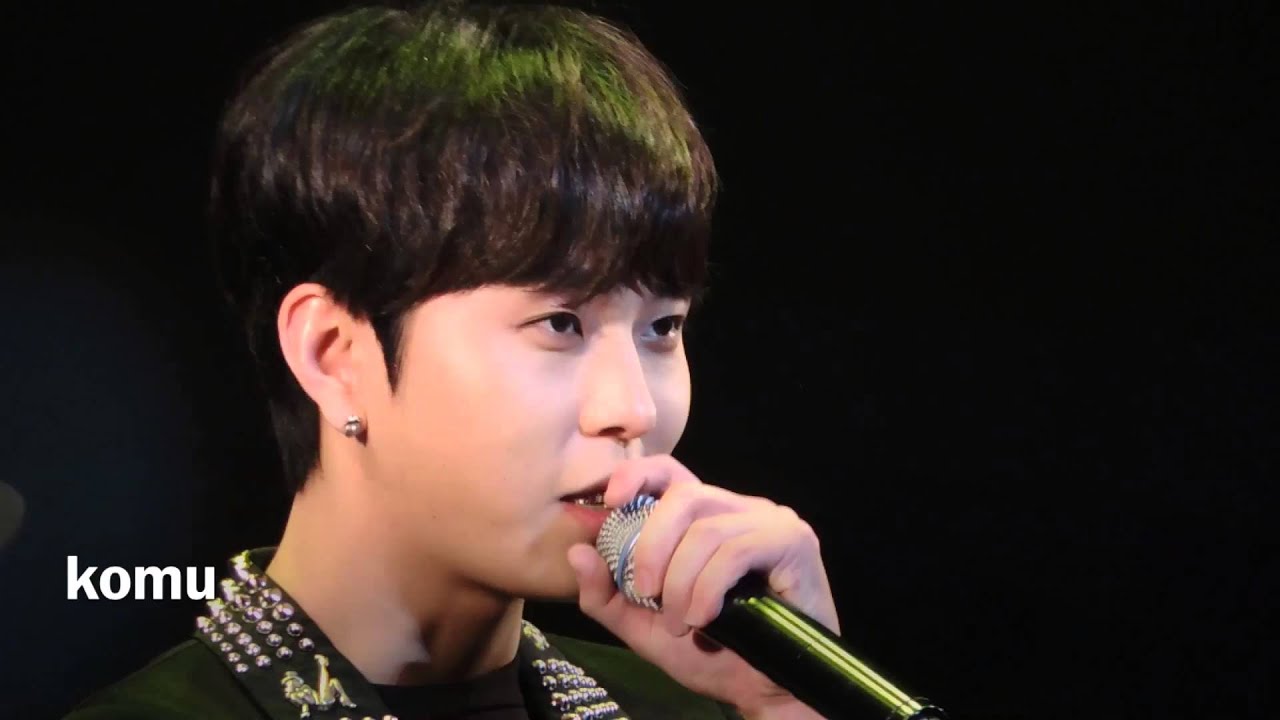 [Fancam] Junhyung blow a kiss ! ^^ at BEAST 3rd FAN MEETING