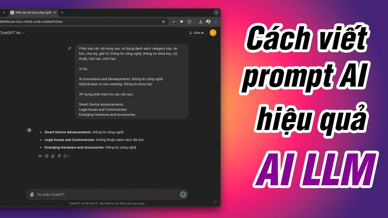 Cách viết prompt cho AI hiệu quả, dễ ẹc ai cũng làm được