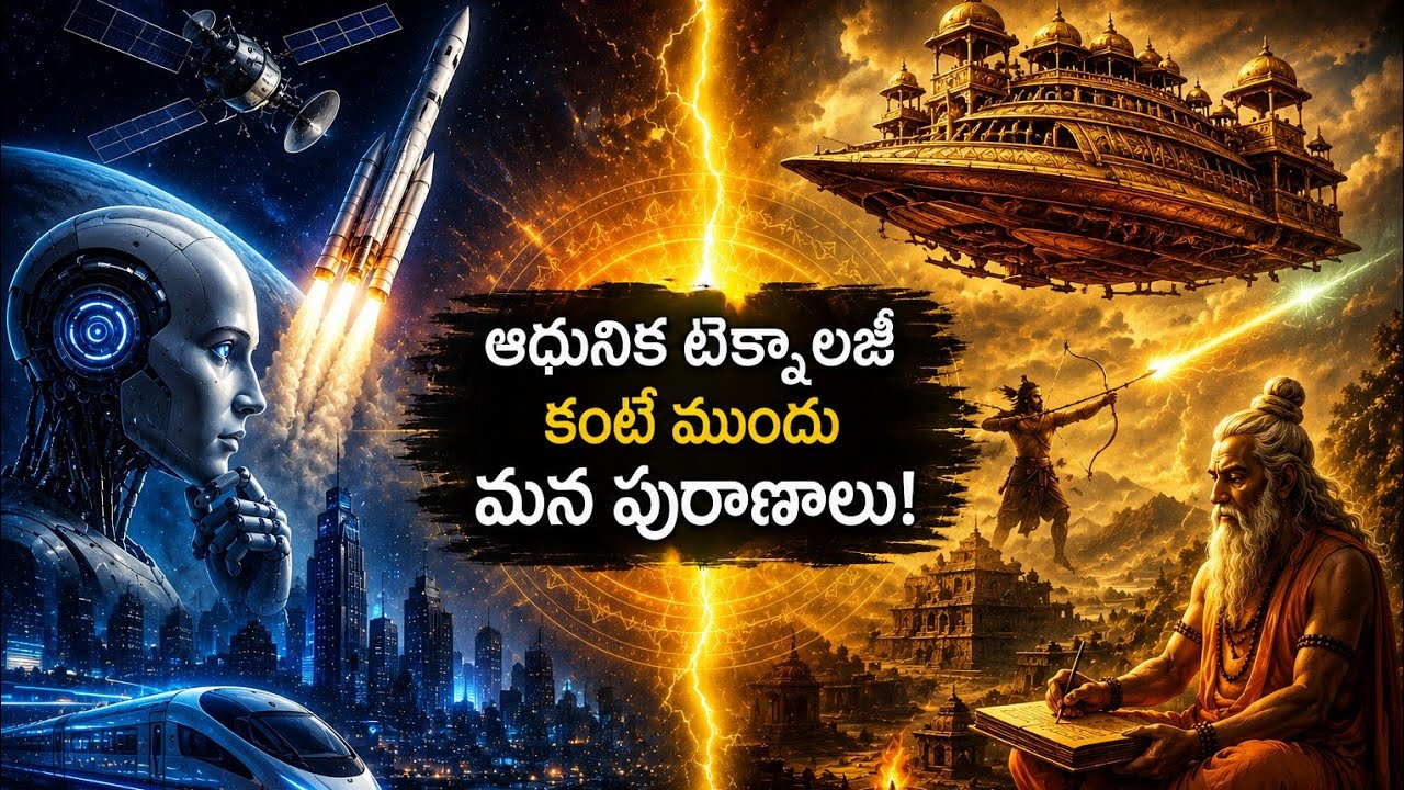 ఆధునిక టెక్నాలజి కంటే ముందు మన పురణలే....!