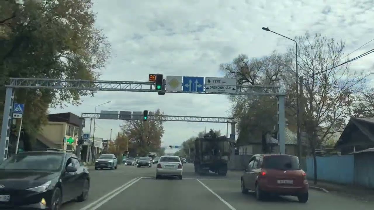 Алматы,29.10.2023. Из центра города в мкр.Маяк #travel #казахстан #kazakhstan #almaty #алматы #video
