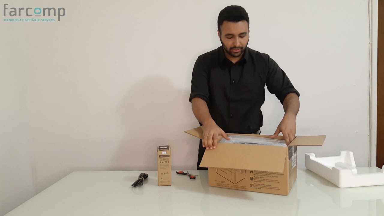 Unbox da impressora P2509W - Pantum