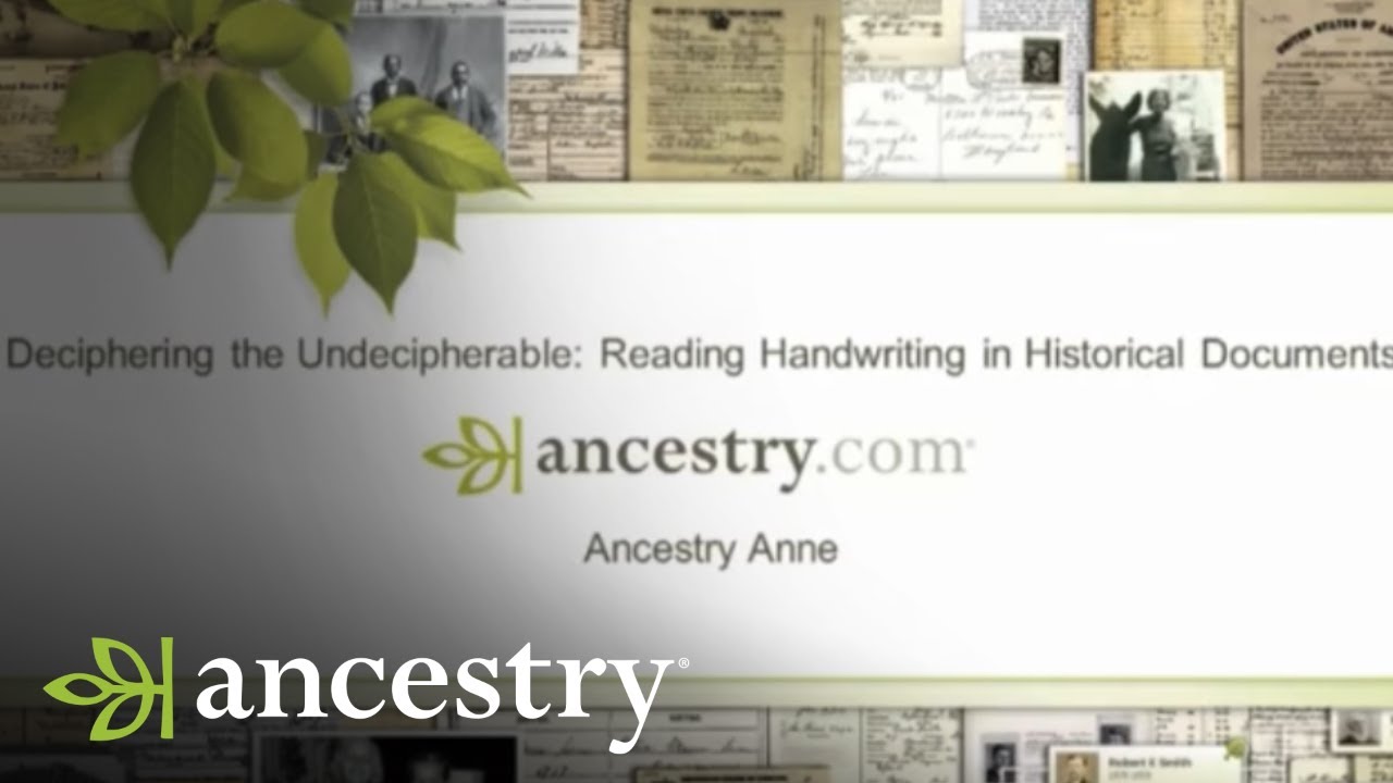How to Read Handwritten Historical Documents | Ancestry