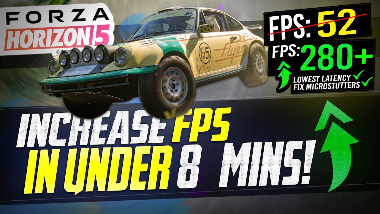 How To Increase FPS in FORZA HORIZON 5 in Under 10 Mins ✅📈 *BEST SETTINGS*