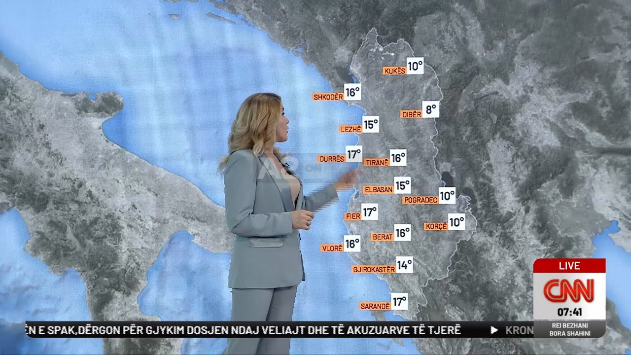 “Vranësira e reshje shiu”, si do të jetë moti për ditën e sotme