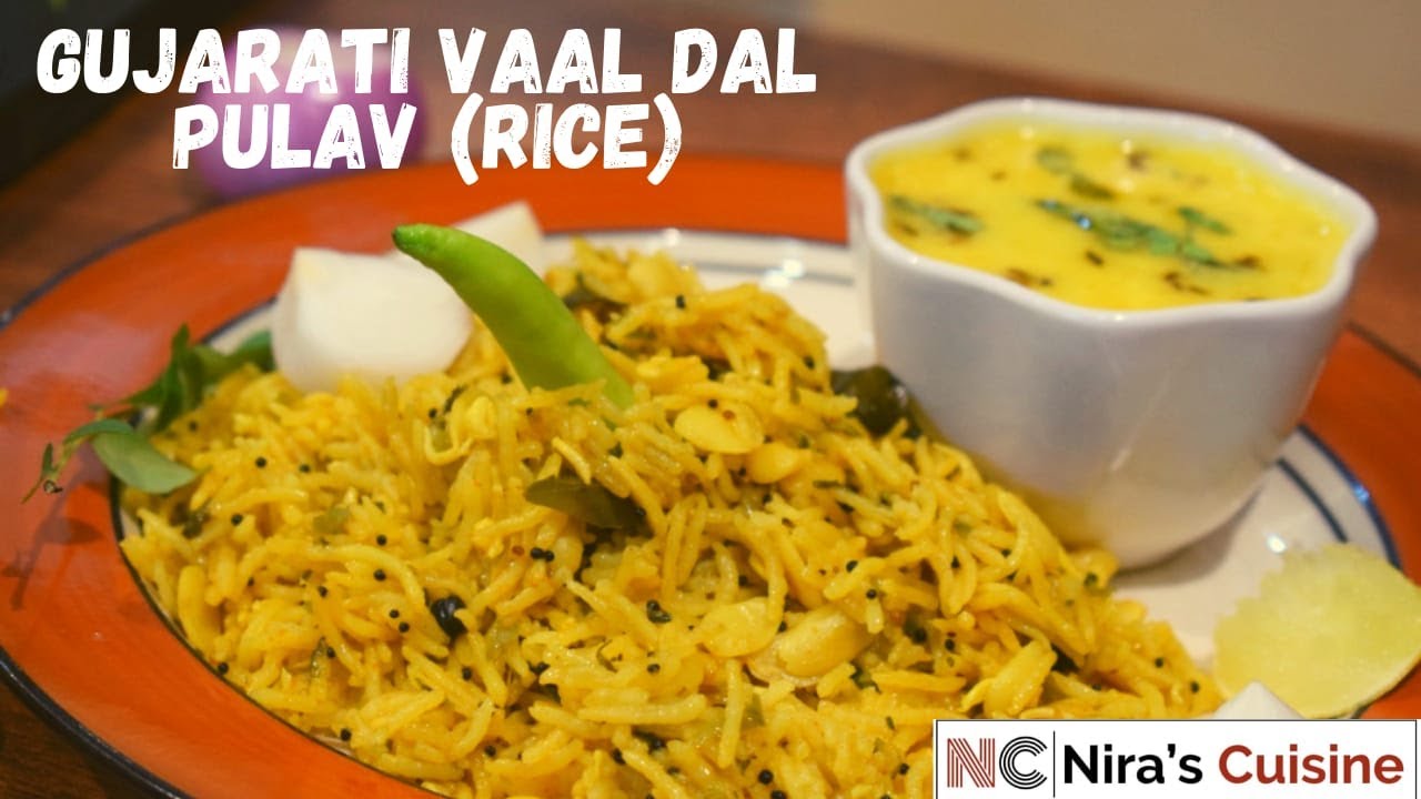 Vaal Dal Pulao(Rice) |Vaal no Bhaat |Masale Bhat | SproutedBeansRice| Dalimbi Bhaat |Gujarati Recipe