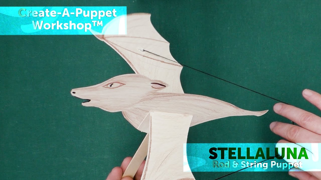 Create-A-Puppet Workshop™: Stellaluna Bat Rod & String Puppet