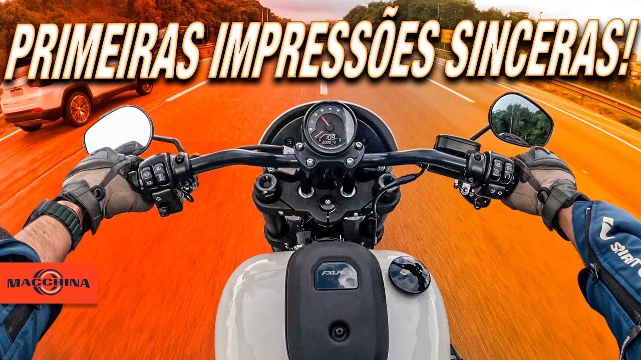 Primeiro rolê com a Harley Low Rider foi assim!