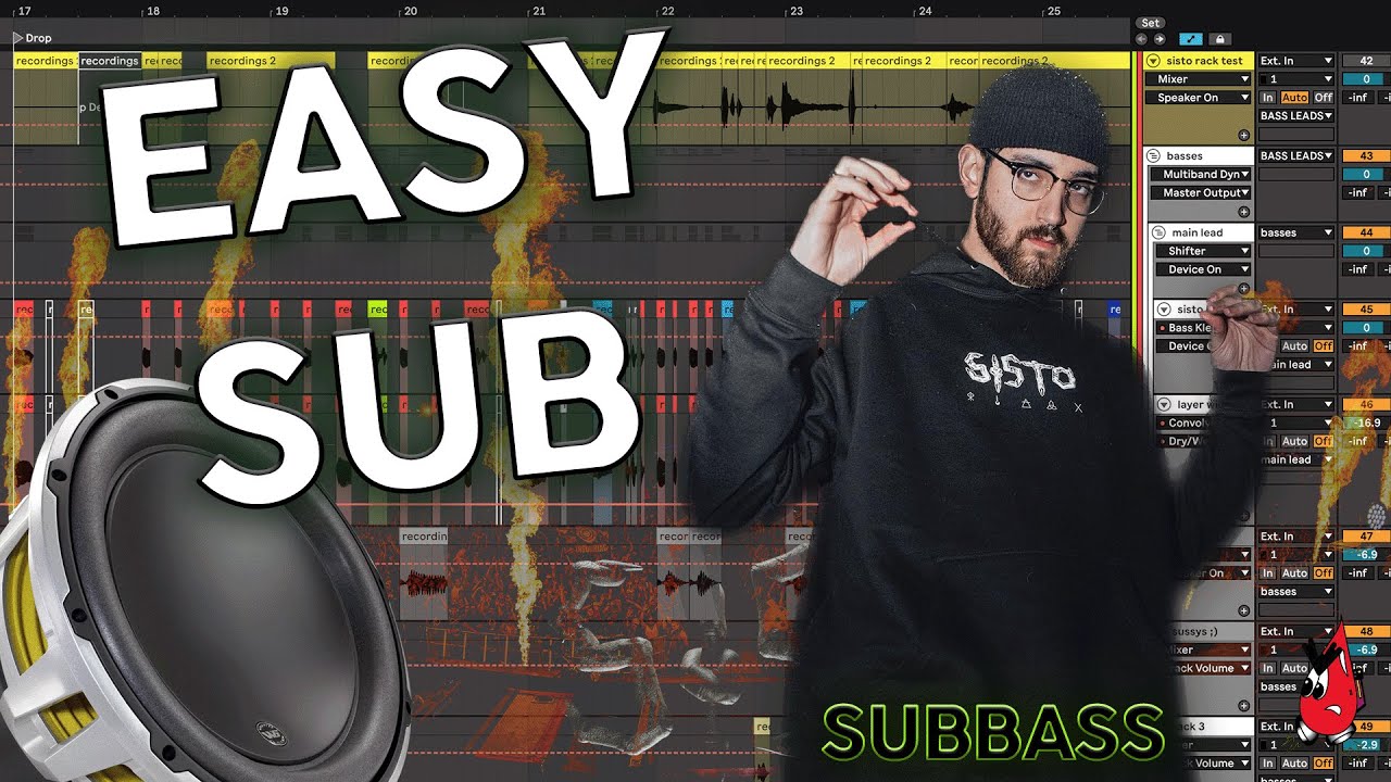 How to Make FAT SUBBASS Like SISTO!!