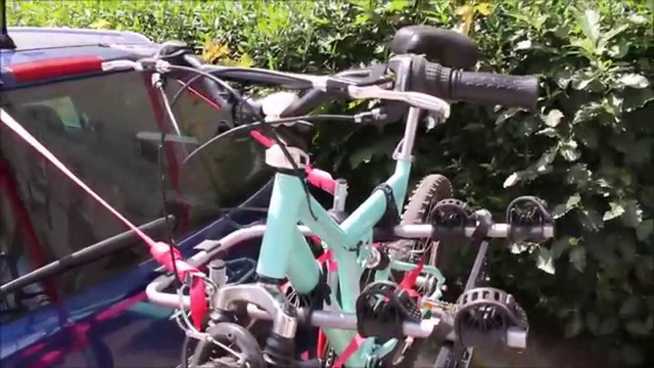 Amos Bis Weekend Bagaznik Uchwyt rowerowy na klapę - prezentacja Kombi rower g&oacute;rski
