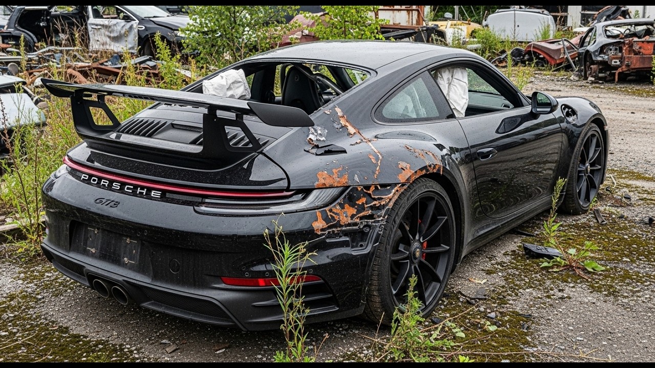 Full Restoration of Crashed Porsche 911 GT3 | Extreme Car Restoration From Wreck to Like New