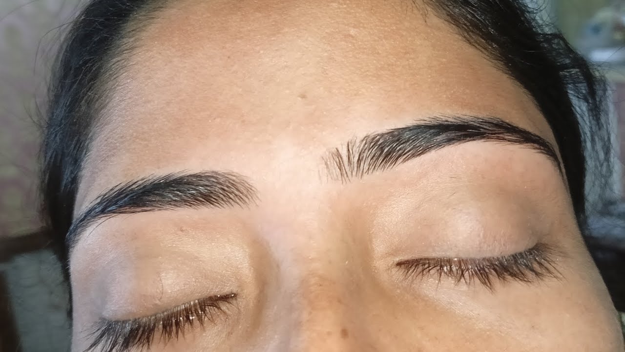 Thick to Thin Eyebrow Threading| EyeBrow Threading Tutorial Step bay step