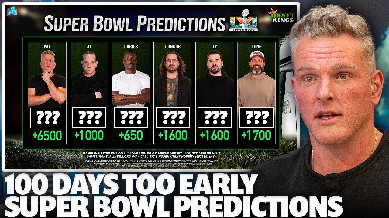 The Pat McAfee Show's 100 Days Too Early Official 2027 Super Bowl Predictions