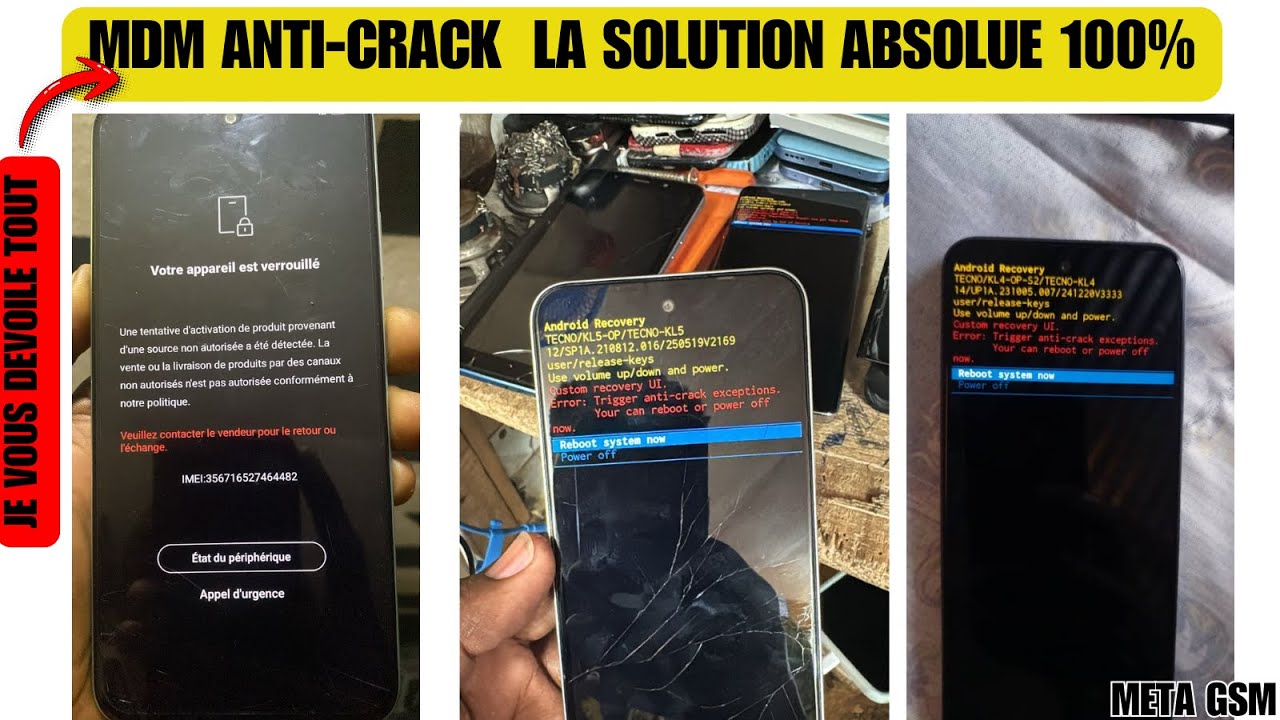 TECNO,INFINIX MDM ANTI-CRACK LA SOLUTION PAR SERVEUR VIDEO COMPLET