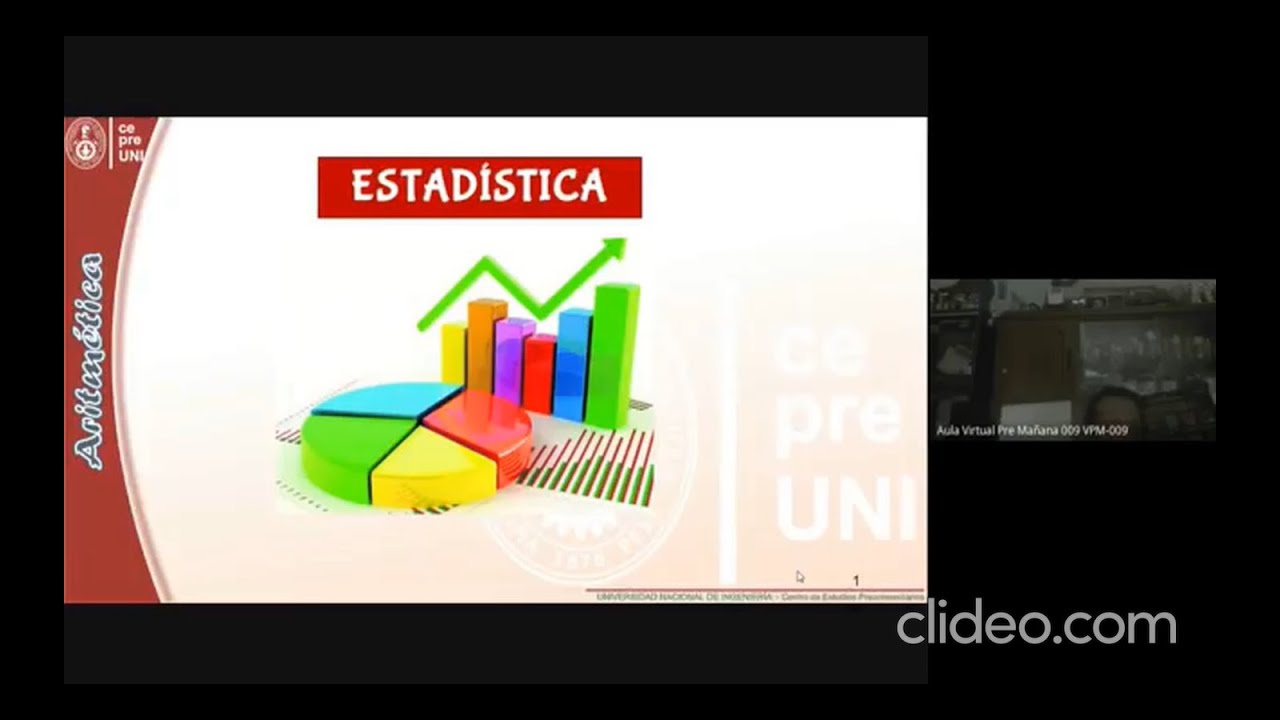 CepreUNI - Aritmetica 7.2 / ESTADISTICA II (Tablas y gráficos estadísticos)