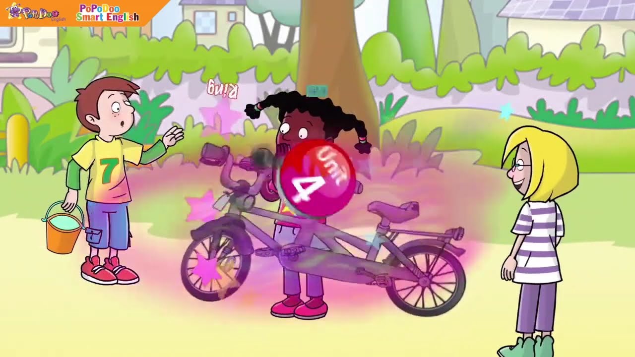 GIVE ME FIVE Level 2 || UNIT 4: What's Toby doing?