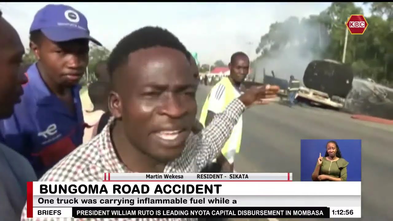 Two drivers die in a head-on collision along Bungoma-Webuye Highway
