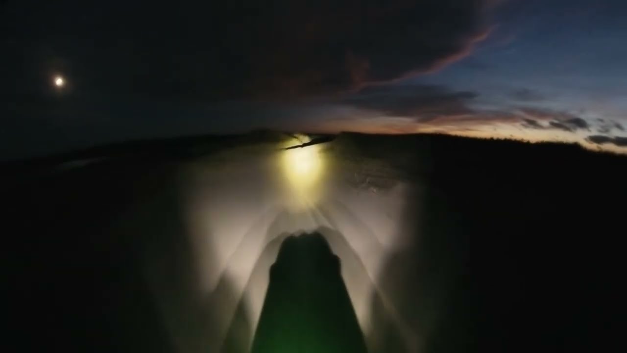 KX450 Night Ride - Baja Designs Headlight and OxBox Voyager Helmet Light