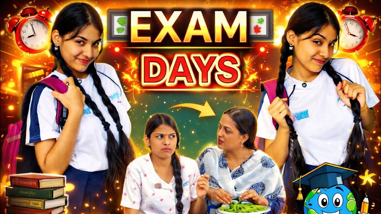EXAM DAYS IN INDIA 😓😳🤪#student #schoollife #schooldays #exam #exampreparation 