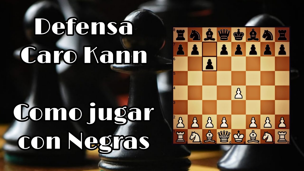 Defensa Caro Khan! Como jugar con Negras!