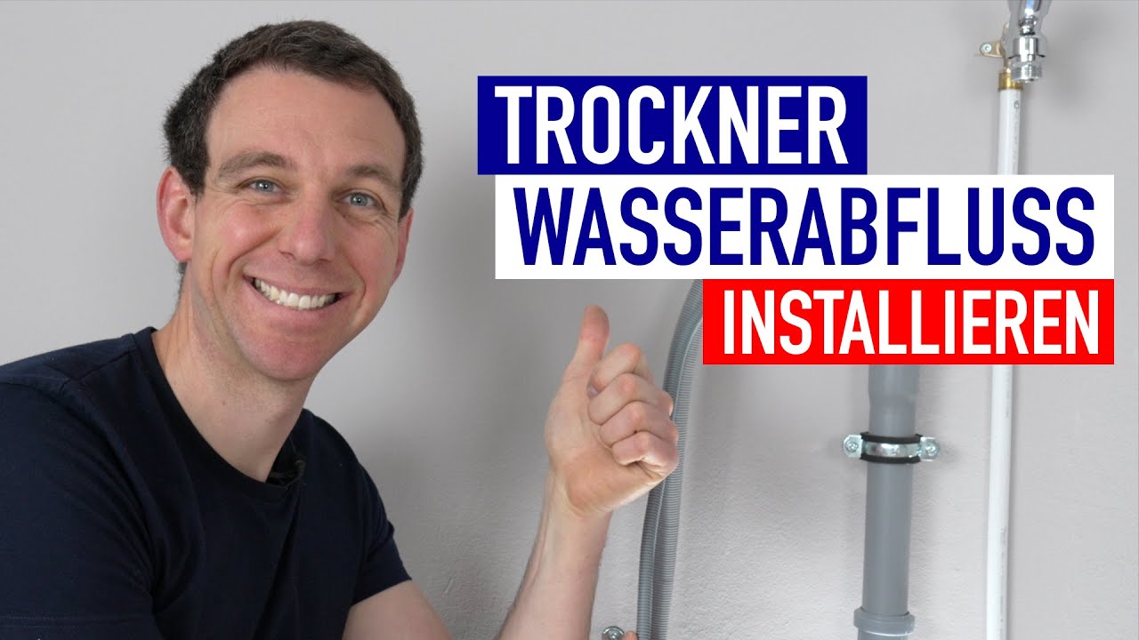 WASSERABFLUSS am Trockner RICHTIG INSTALLIEREN | Anleitung