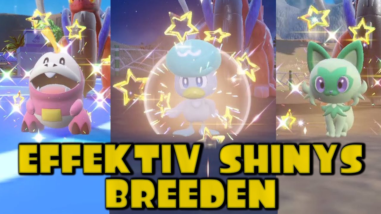EFFEKTIV SHINYS BREEDEN | Pok&eacute;mon Karmesin und Purpur