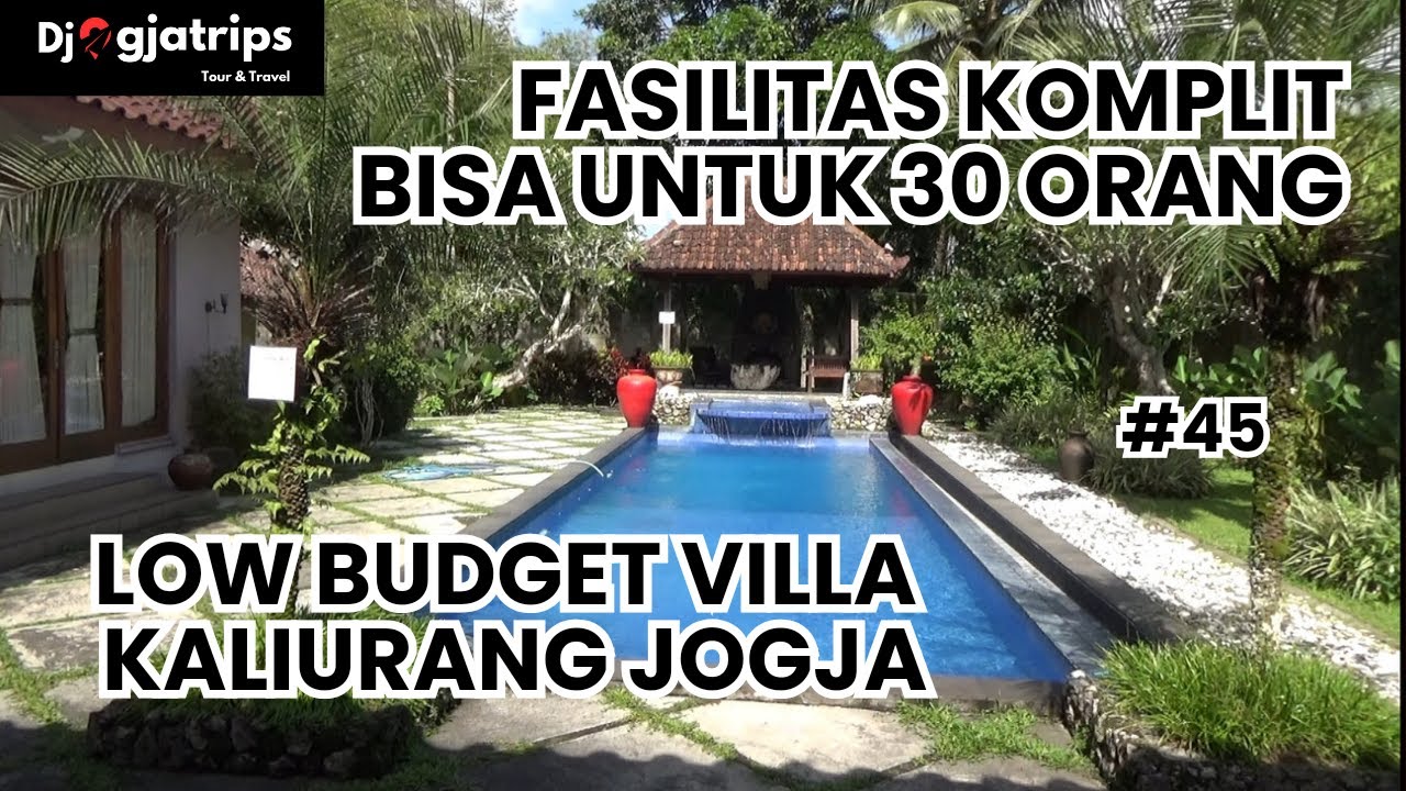 Penginapan Villa Jogja Murah dan Mewah di Kaliurang | Private Pool Villa Jogja | Villa Pakem