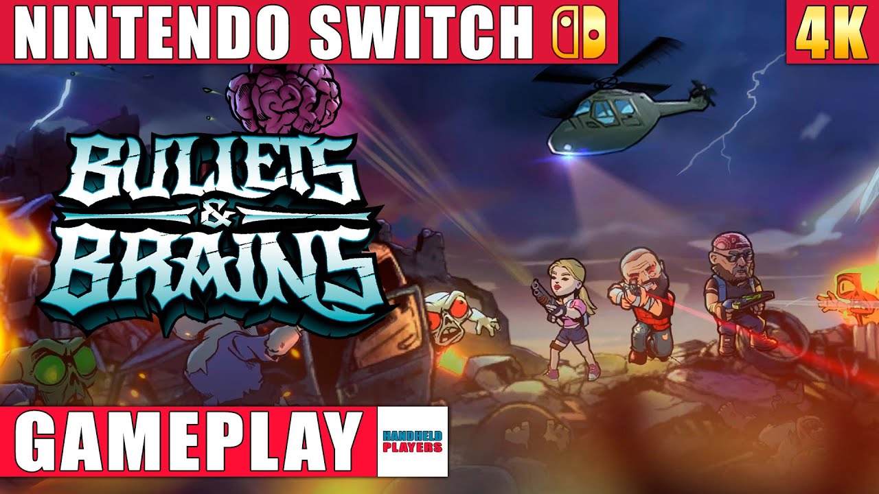 Bullets & Brains Nintendo Switch 1 Gameplay in 4K