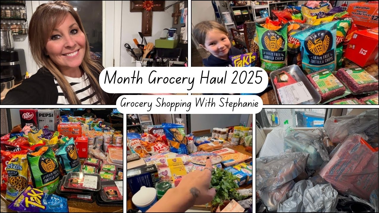 Once-A-Month Grocery Haul $1200 January 2025 | Monthly Meal Planning & Pantry Restock