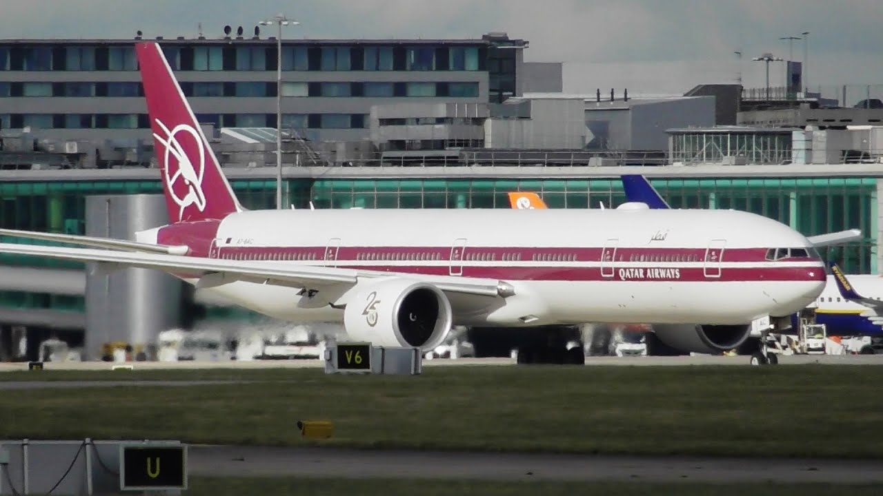 Qatar Airways Retro Livery at Manchester Airport, RW23R Departure | 10-03-22