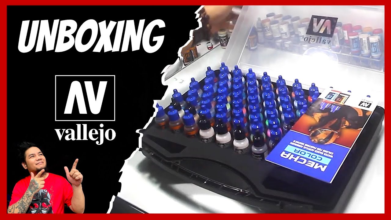 Vallejo Mecha Color Set Unboxing