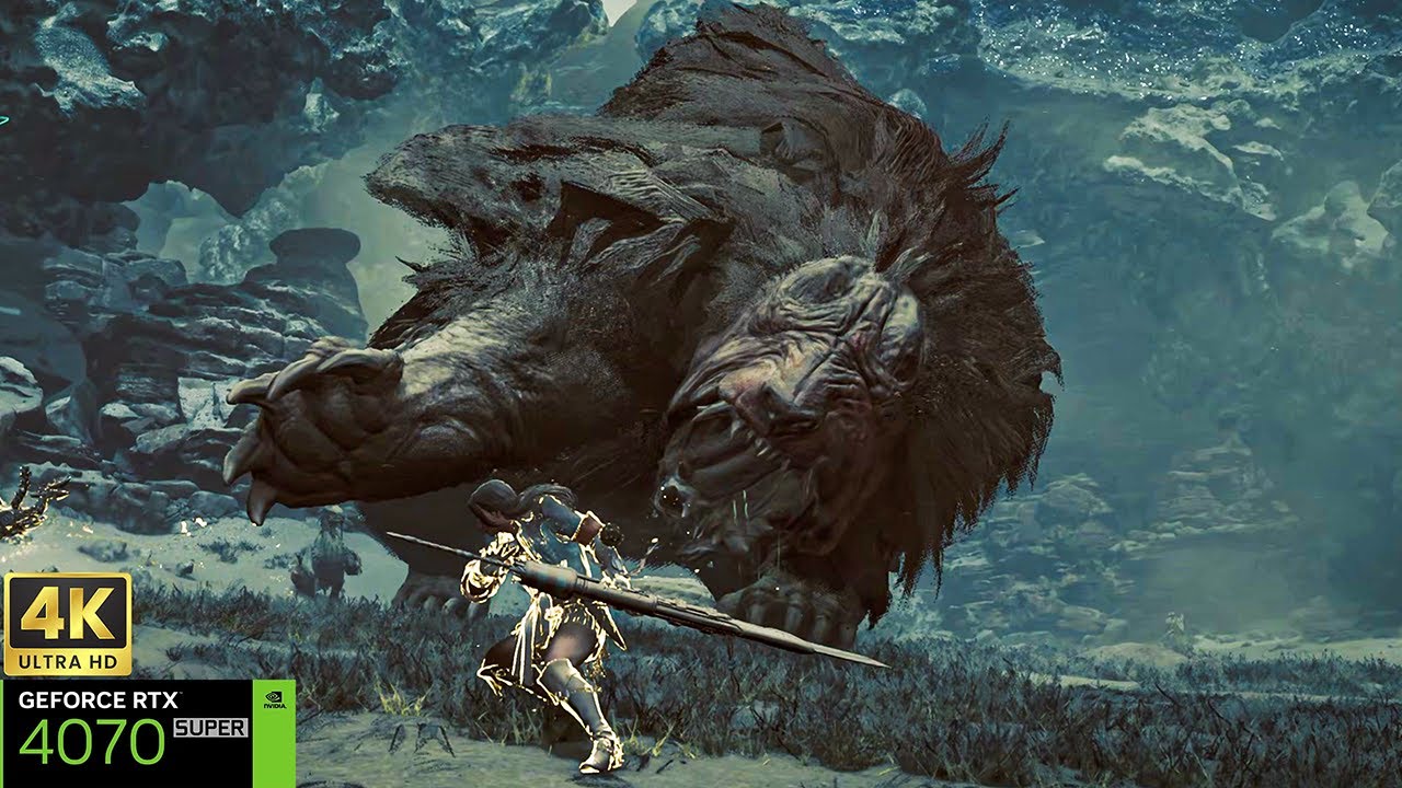 Long Sword vs Alpha Doshaguma Fight | 4k 60 FPS RTX 4070 SUPER Gameplay