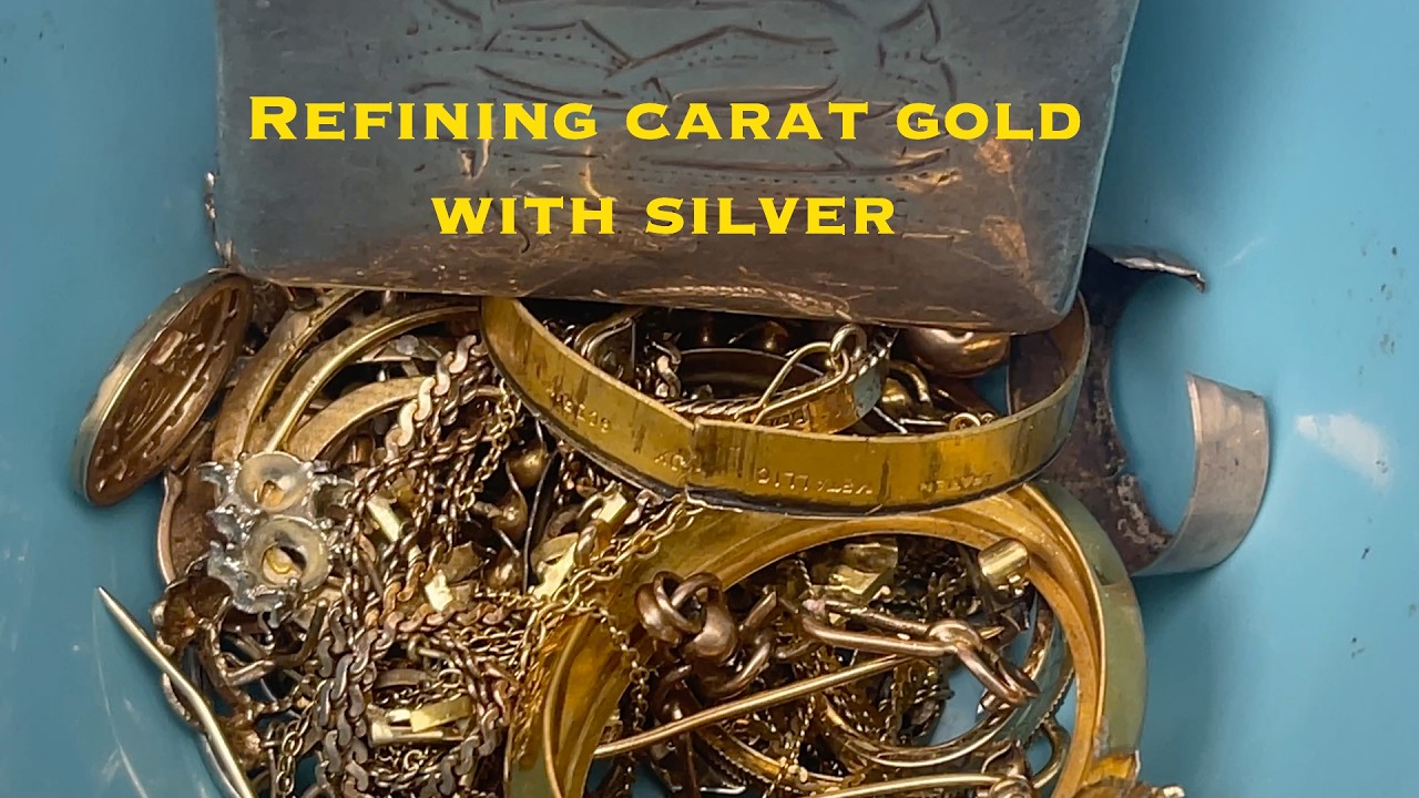Refining different carat gold