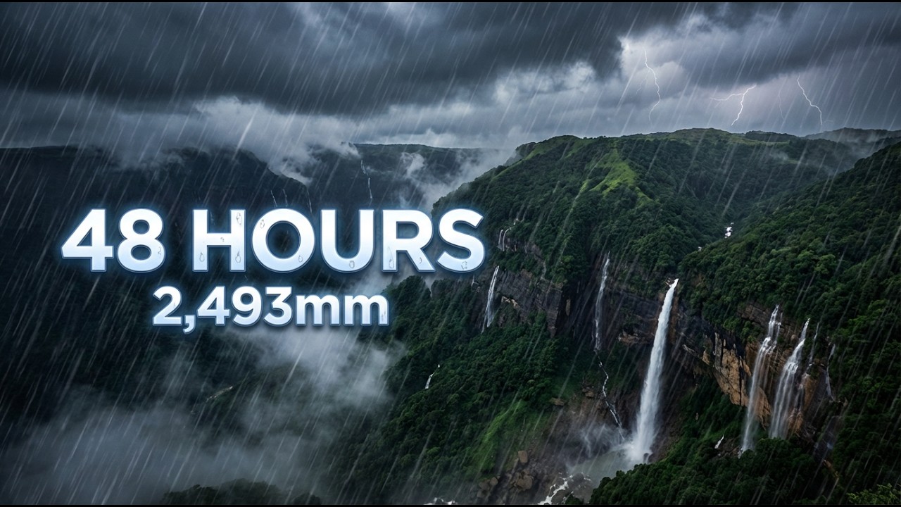 2,493mm of Rain in 48 Hours&hellip; (Cherrapunji, India) #worldrecord #facts #documentary