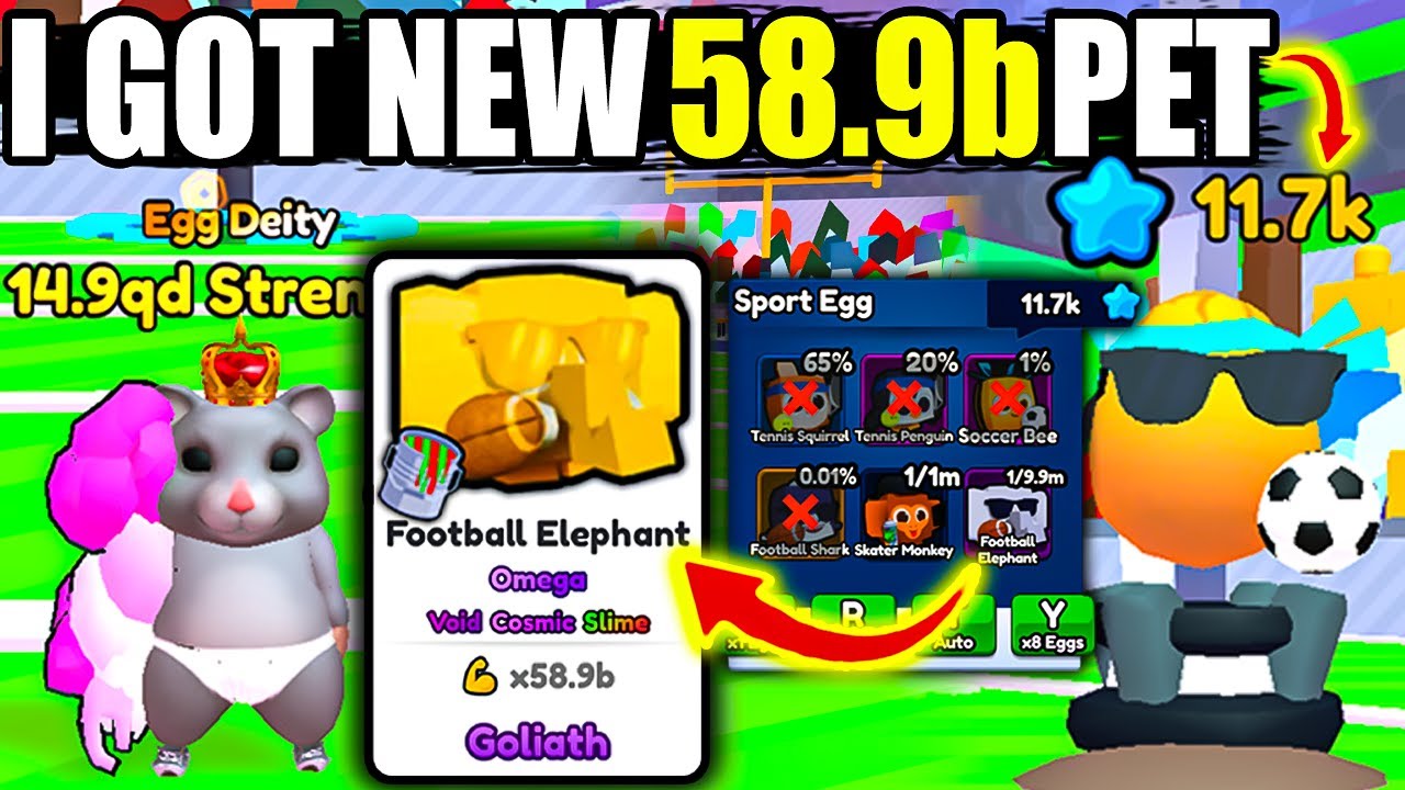 I GOT NEW 58.9b PET In World 18 On Arm Wrestling Simulator (Roblox)!