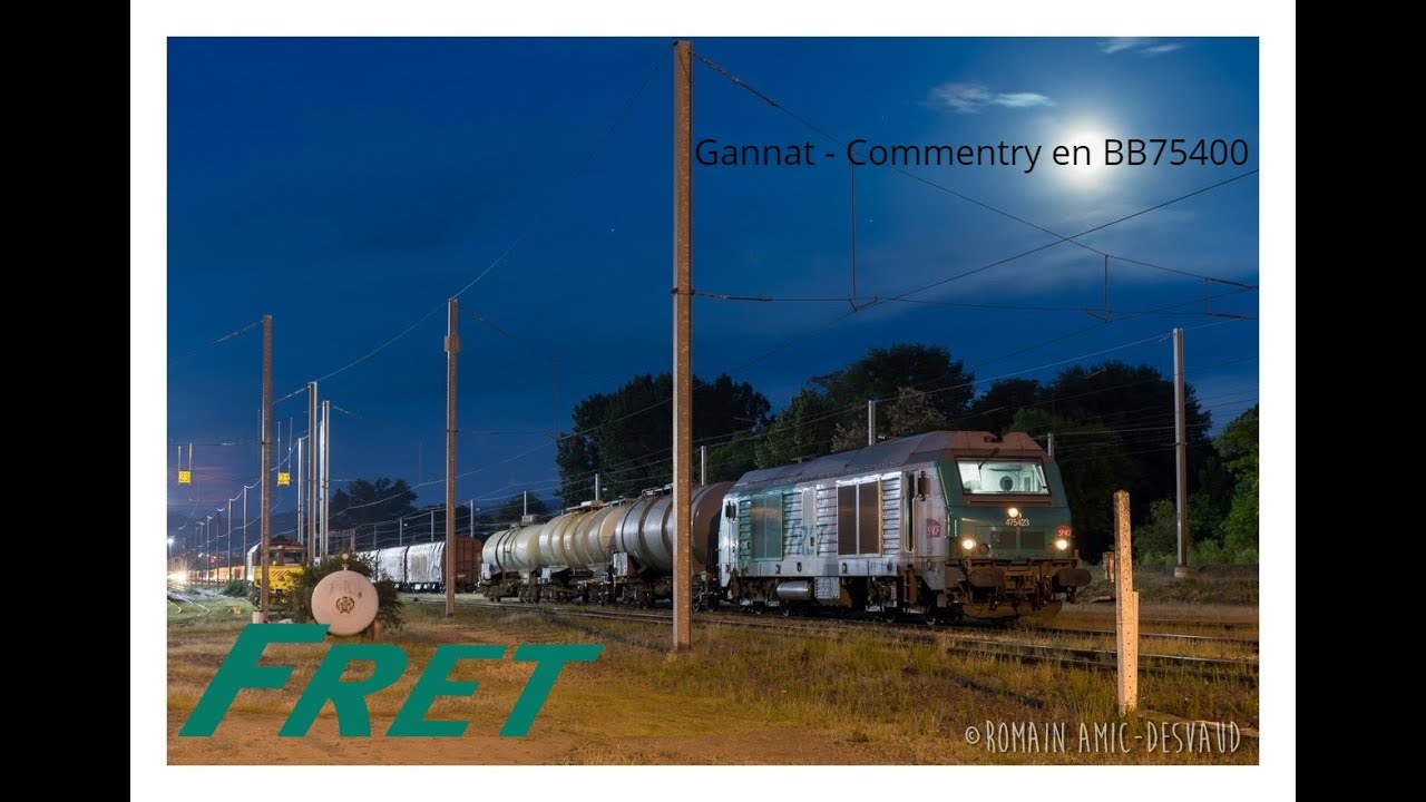 [CABVIEW] Gannat - Commentry &agrave; bord d'une BB75400 !