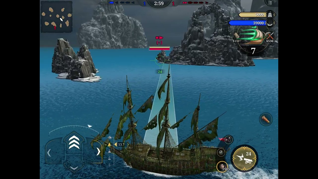 King of Sails - Two evenly matched opponents, ToS and {=}, fight to a draw in their third battle