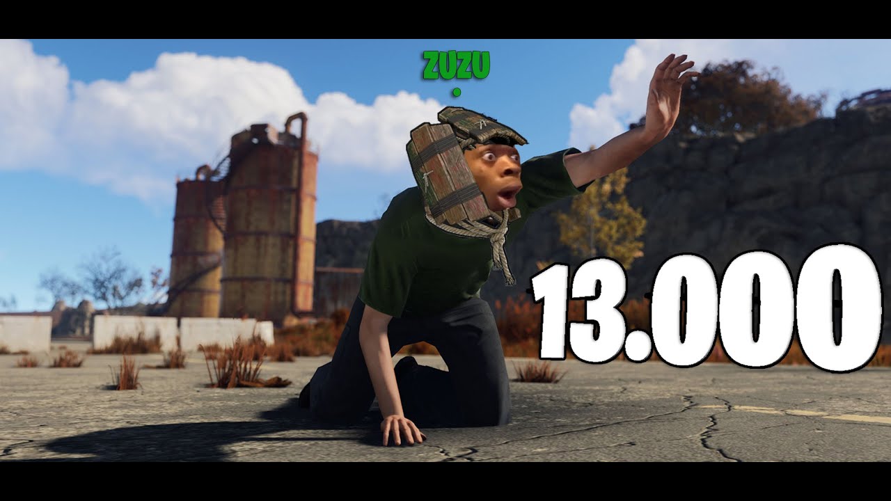 Este Usor Sa Te Joci RUST Singur La 13.000 De ORE