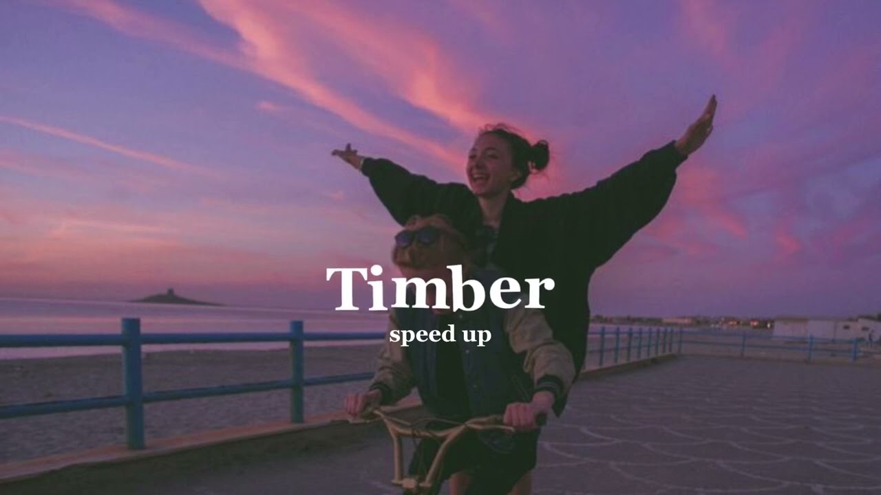 Pitbull ft Kesha- Timber (speed up)