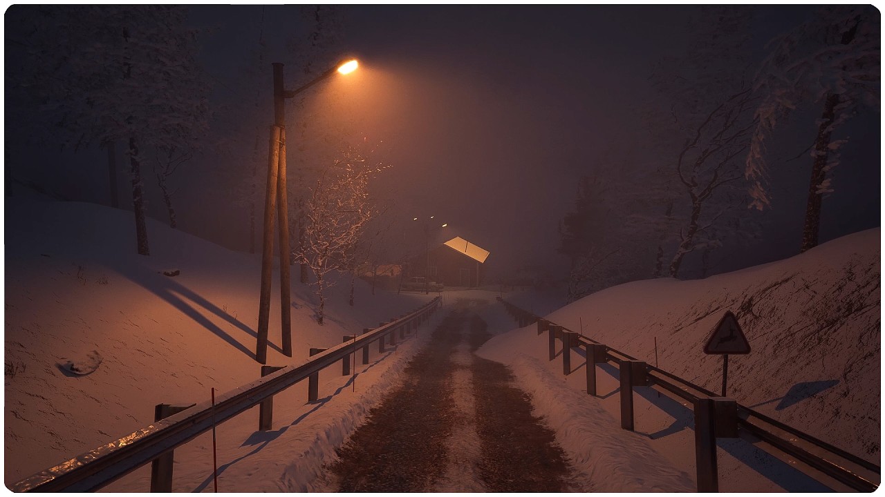 I've Never Drifted Off This Easily: Spatial Winter Storm on a Forgotten Mountain Road | Windy ASMR