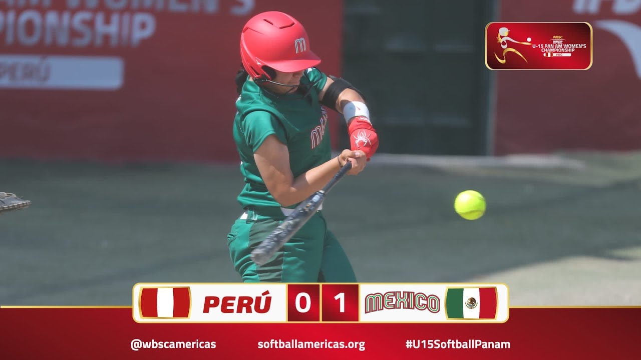 LIVE |  Peru v Mexico | U-15 Pan American Championship 2023 - SUPER ROUND WBSC Americas