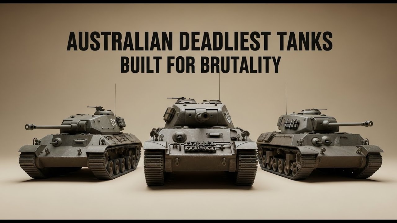 Every Australian Deadliest Tanks Used in WWII (Built for Brutality)