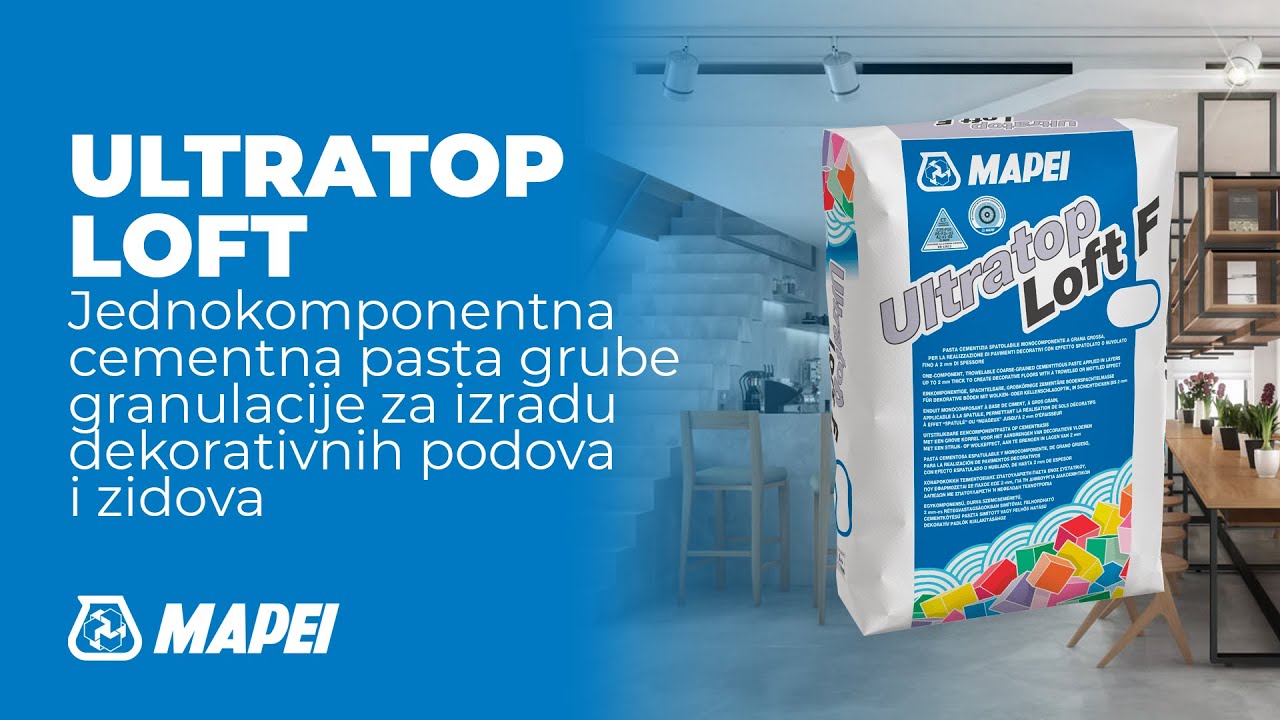 Mapei | Ultratop Loft | Cementni dekorativni sustav
