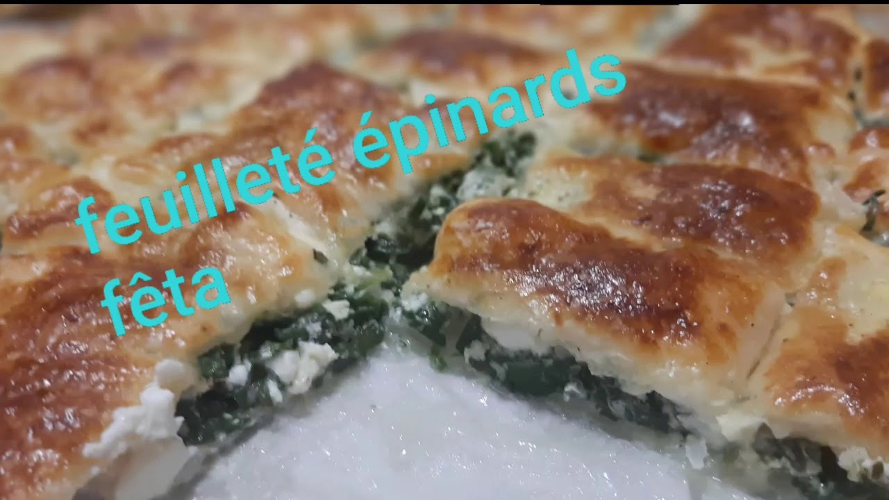 Feuilleté épinards / fromages fêta