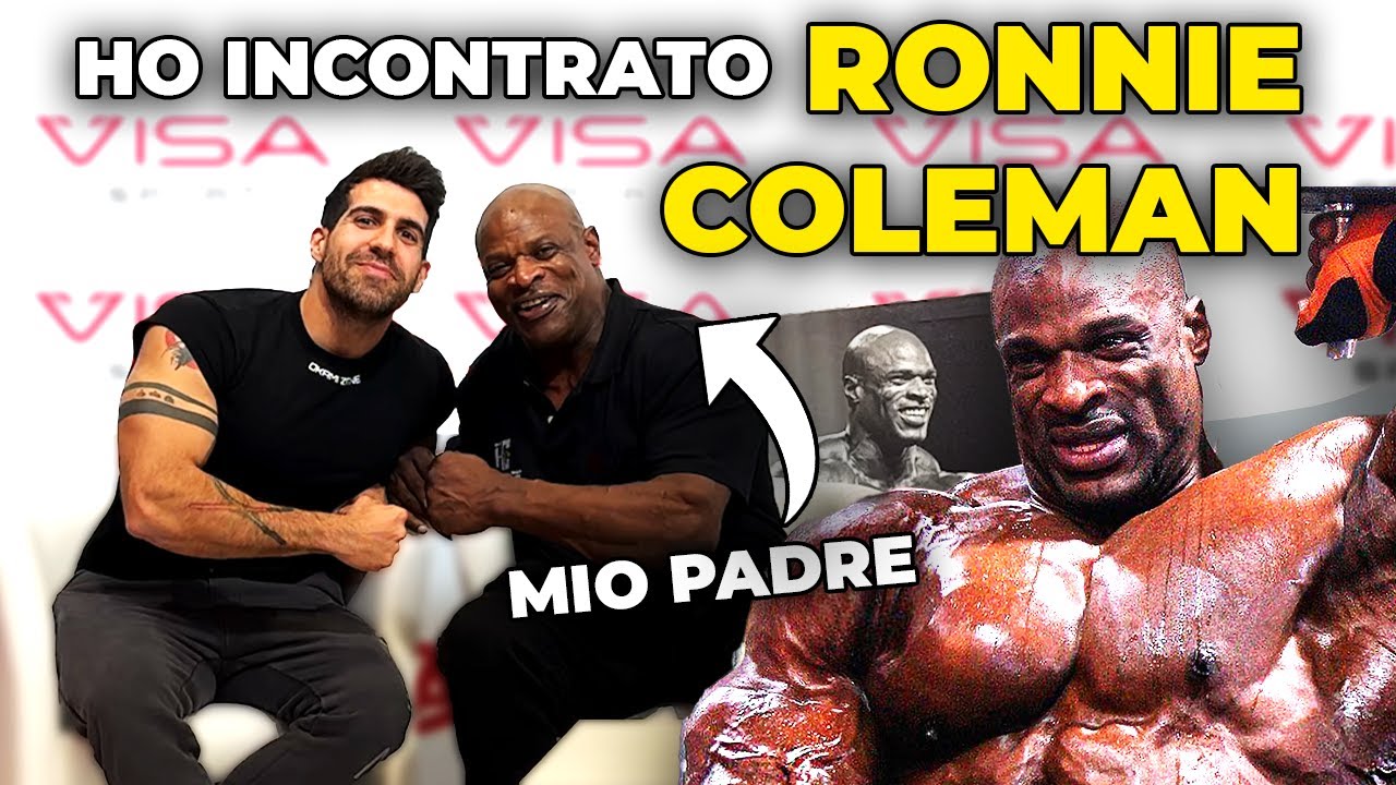 HO INCONTRATO RONNIE COLEMAN AL FIBO