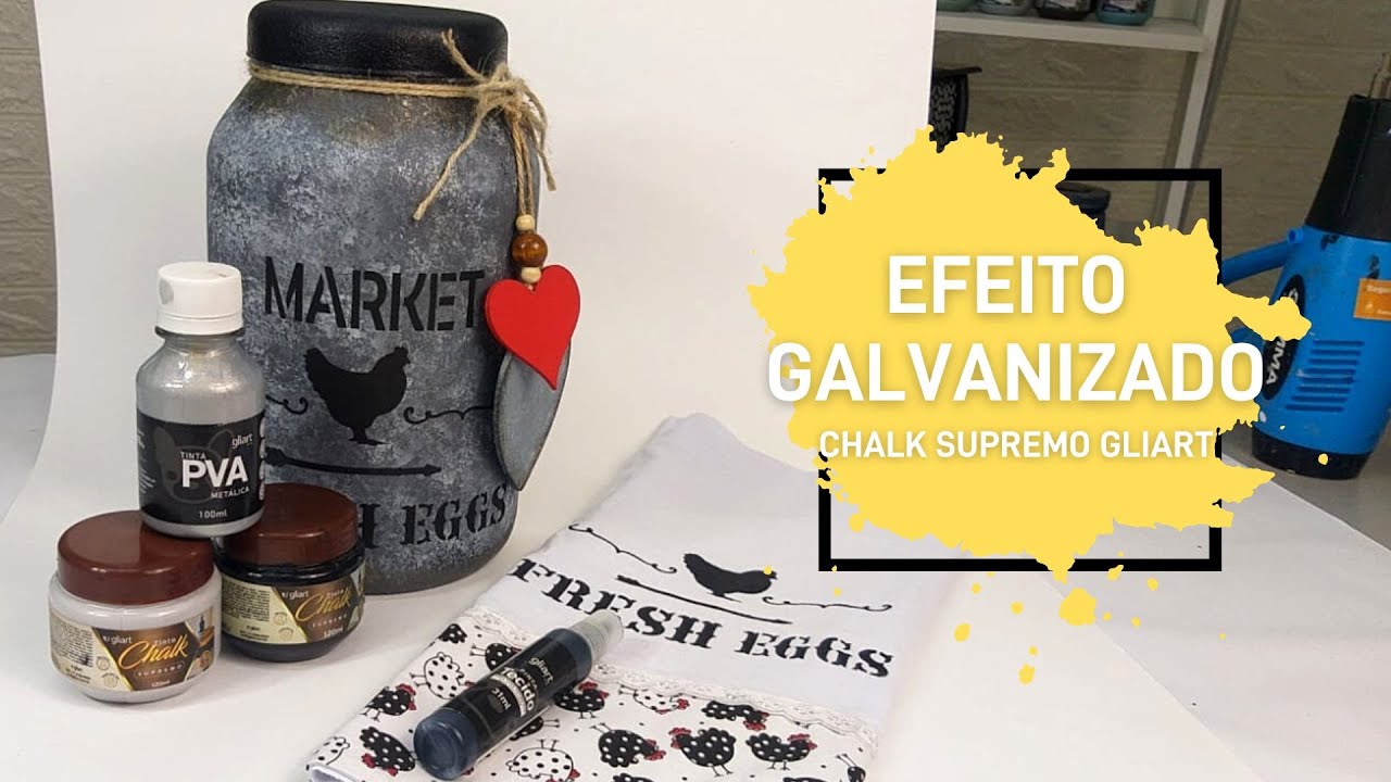 Aprenda a fazer o EFEITO GALVANIZADO