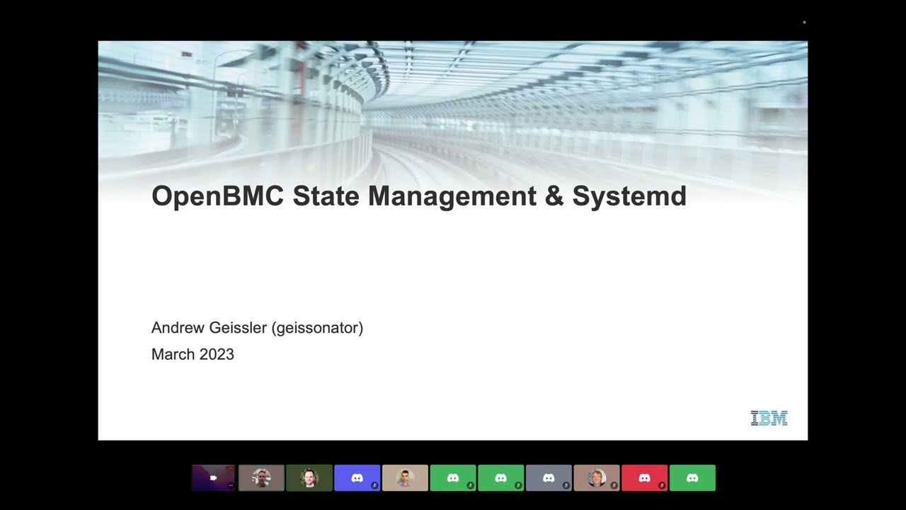 OpenBMC State Management and systemd