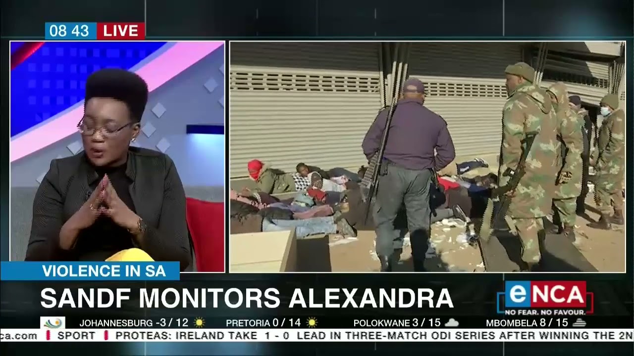 SANDF in Alexandra