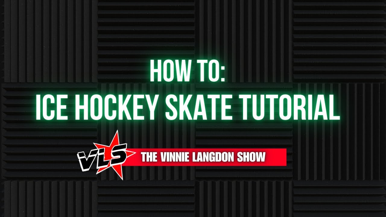 Vinnie Langdon: How To Hockey Ice Skate for Beginners!