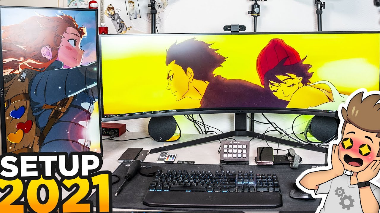 MON SETUP GAMING 2021 ! (il est ultra high tech 👨‍💻)