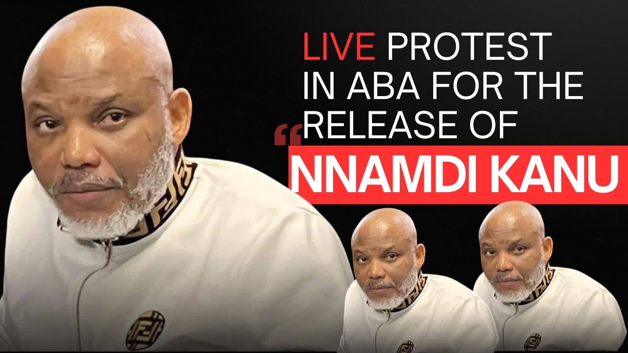 Срочная новость! Биафранцы в настоящее время проводят марш в Абе в поддержку освобождения нашего ...